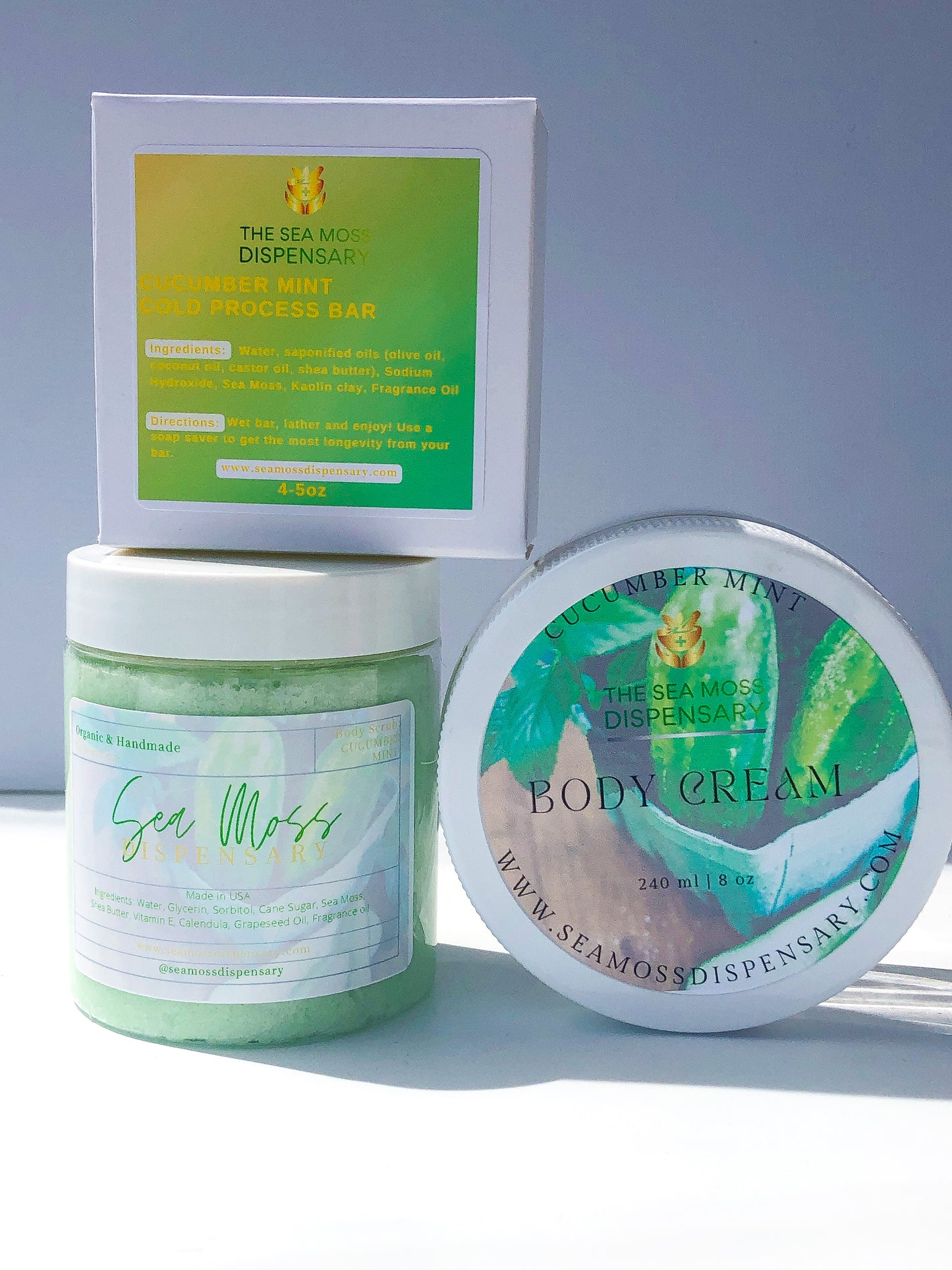 Cucumber Mint Body Bundle